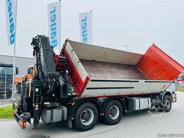 Autokran MAN 33.464 Kipper 6x4 / Kran Hiab 400 E7/ Funk/Winde