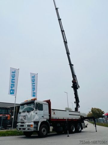 Spezial-LKW MAN 33.464 Kipper 6x4 / Kran Hiab 400 E7/ Funk/Winde