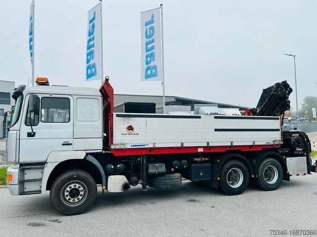 Kipper LKW MAN 33.464 Kipper 6x4 / Kran Hiab 400 E7/ Funk/Winde