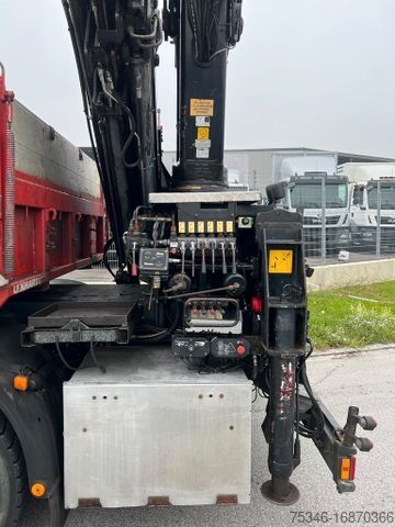 Kipper LKW MAN 33.464 Kipper 6x4 / Kran Hiab 400 E7/ Funk/Winde