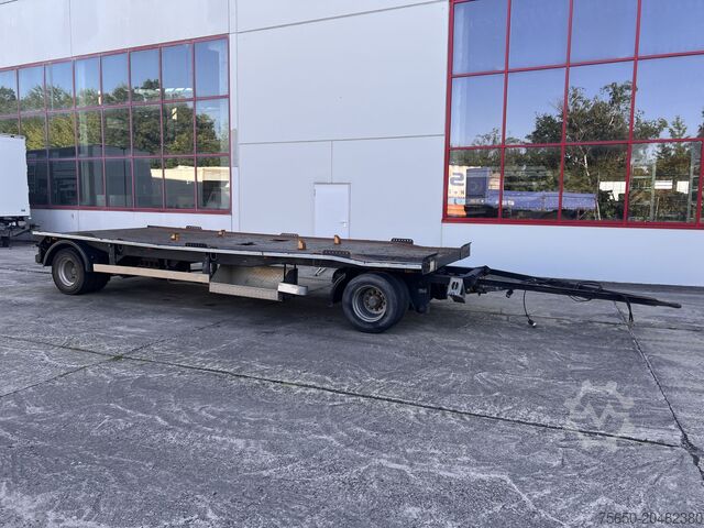 Tieflader Anhänger Dinkel DAC 18000  2 Achs Kombi- Anhänger für Abroll- oder Absetzmulden oder Tieflader