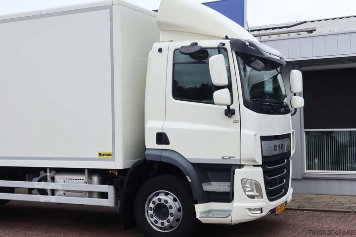 Box body DAF CF 290 FA Bak+ klep Dhollandia 2000 kg