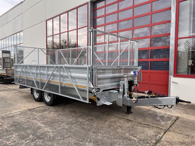 Tipper trailer Möslein TTD 11 Breite Reifen 5,70 lang Kipper Tieflader, Breite Reifen, 5,70 m lang-- Neufahrzeug --