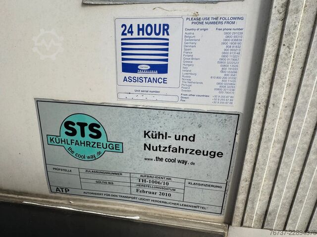 Refrigerated/frozen transport Iveco Eurocargo **75E18-EURO5-BELGIAN TRUCK**