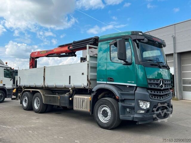 Truck mounted crane MERCEDES-BENZ Arocs 2648 6x2 3-Achs Kipper Heckkran Funk