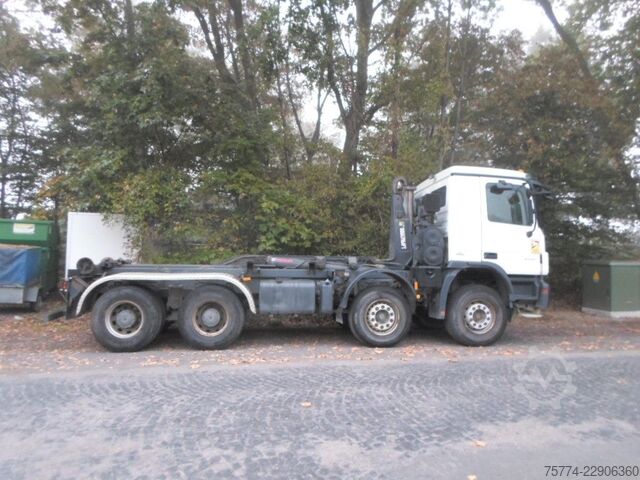 Roll-off tipper truck MERCEDES-BENZ 4141/8x4/ AT Motor 80.000 KM