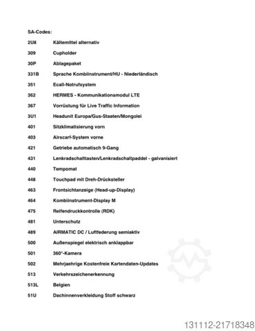 Minibus Mercedes-Benz E 300  AMG Line – Vollausstattung