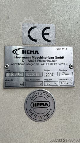 Band saw HEMA UH 804