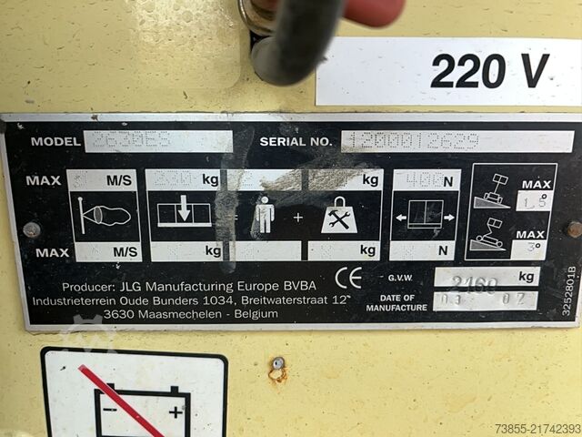 Scissor Lift JLG 2630 Es (10m)