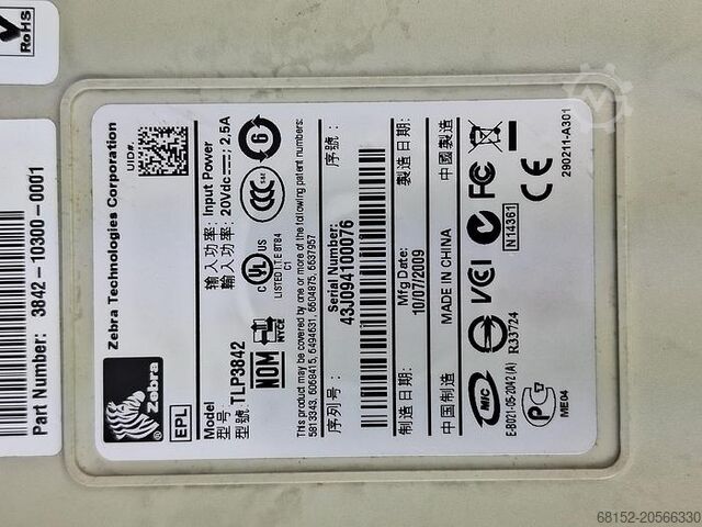 Zebra TLP 3842 Printer Zebra TLP 3842