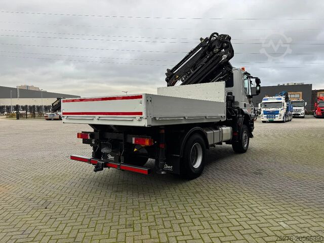 Crane truck Iveco Trakker 410 4x4 Hiab 244-5 + Fly jib , winch 12...