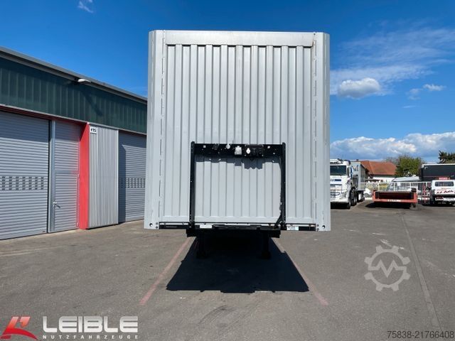 Holztransport Auflieger KÖGEL S24-1 Plateau Rungen *Liftachse*Palettenkasten