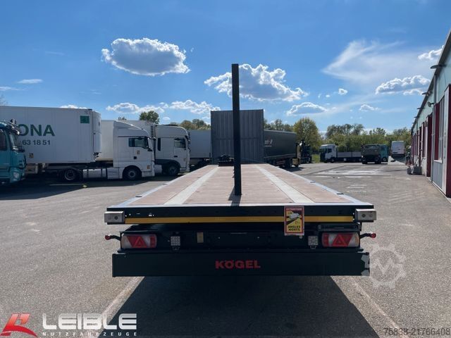 Holztransport Auflieger KÖGEL S24-1 Plateau Rungen *Liftachse*Palettenkasten