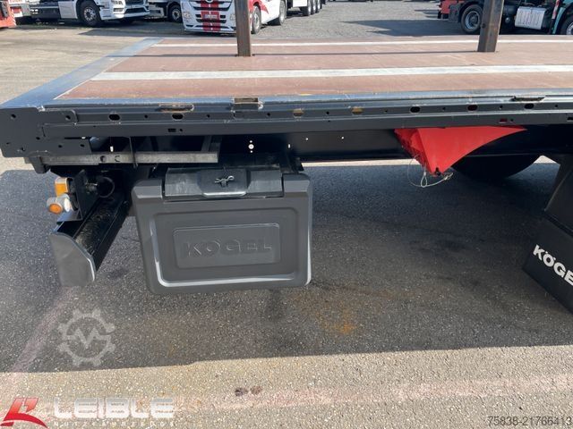 Auflieger mit Arbeitsbühne KÖGEL S24-1 Plateau Rungen *Liftachse*Palettenkasten