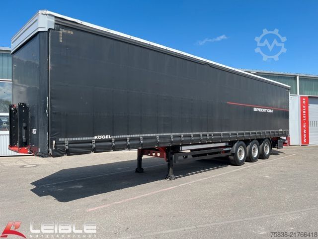 Auflieger mit Pritsche & Plane KÖGEL SN24*Standard Tautliner*SAF*Reifen 100%*