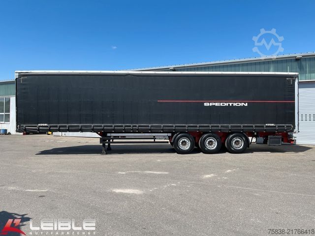 Auflieger mit Pritsche & Plane KÖGEL SN24*Standard Tautliner*SAF*Reifen 100%*