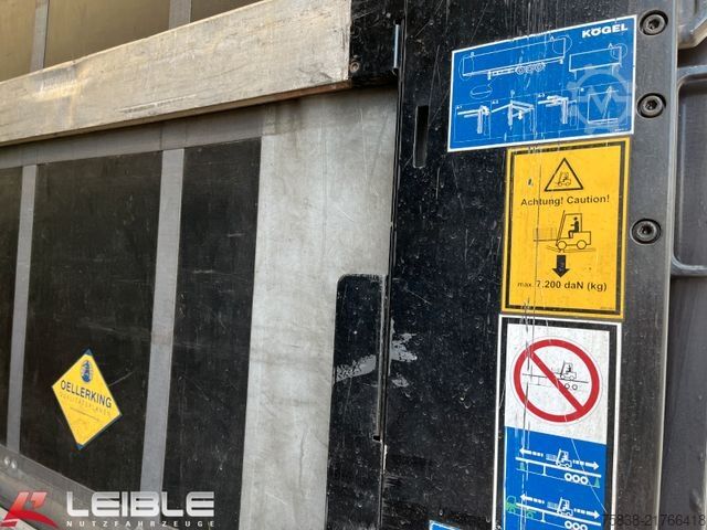 Auflieger mit Pritsche & Plane KÖGEL SN24*Standard Tautliner*SAF*Reifen 100%*