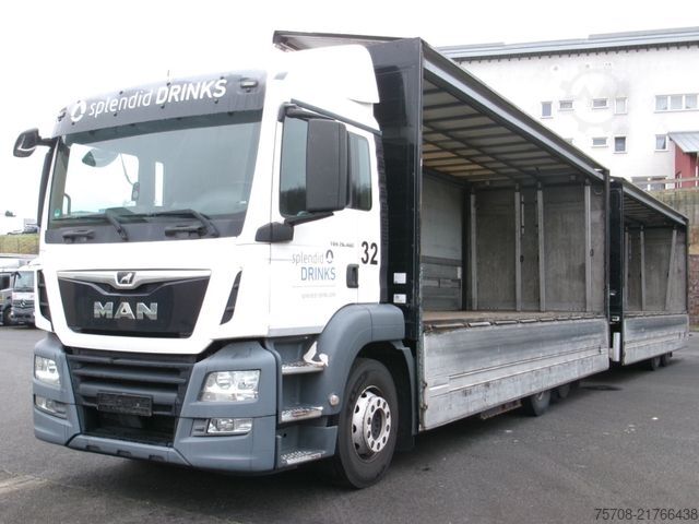 Beverage truck MAN 26.460 TGS*kpl. Zug*2x 2,5to LBW*38Pal*Lift/Lenk