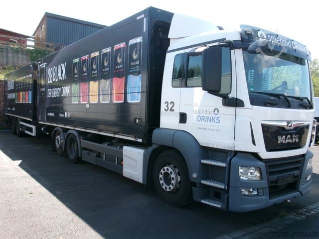 Beverage truck MAN 26.460 TGS*kpl. Zug*2x 2,5to LBW*38Pal*Lift/Lenk