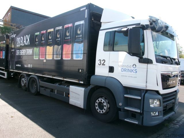 Beverage truck MAN 26.460 TGS*kpl. Zug*2x 2,5to LBW*38Pal*Lift/Lenk