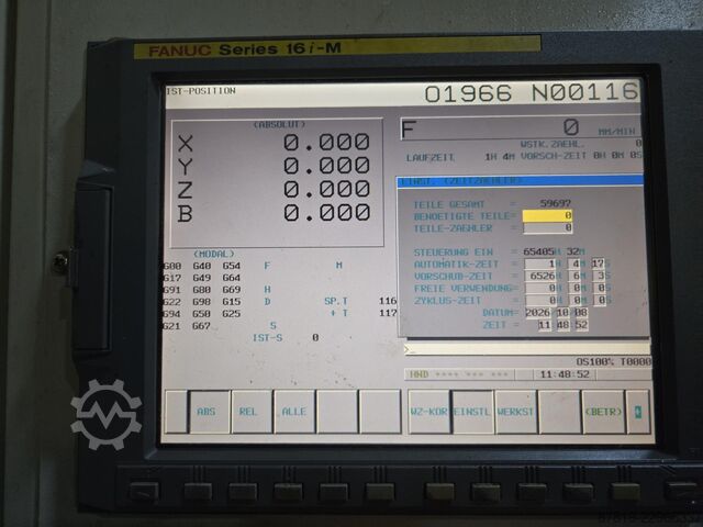 Horizontal-Bearbeitungszentrum Mitsui Seiki HU 40 A