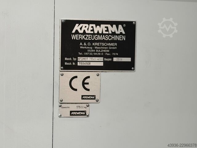 CNC Lathe with c-axis Krewema - HFDM 55 Krewema HFDM 55
