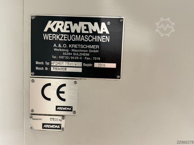CNC Lathe with c-axis Krewema - HFDM 55 Krewema HFDM 55