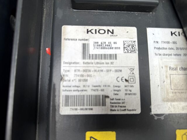2022 serviced + UVV inspection valid until 09/2027, 7,209 operating hours Linde L14AP