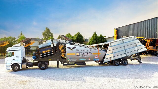 FABO Mobil Betonwerk 100 M3/H mobile betonwerk