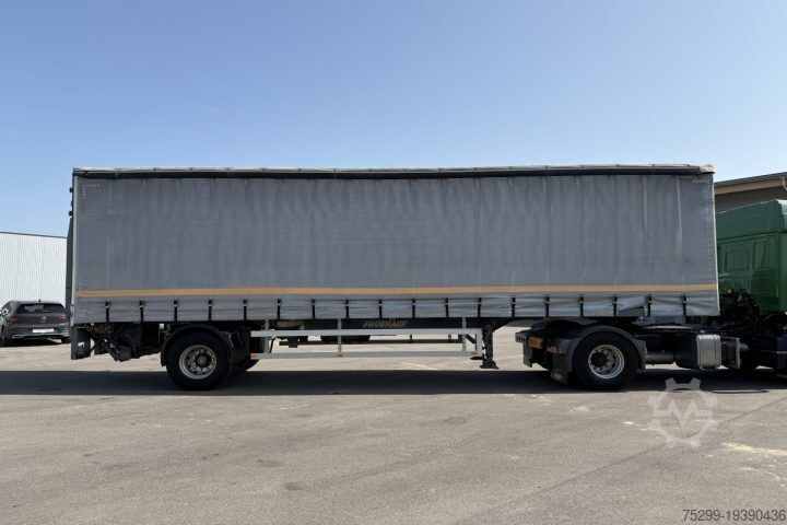 Auflieger mit Pritsche & Plane  Type Cityslider Plane / HB / Swiss-Vehicle