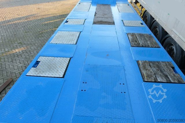 Low loader trailer LANGENDORF TUE 46/62-6, 60to. GG, Gelenkt, Hydr. Rampen