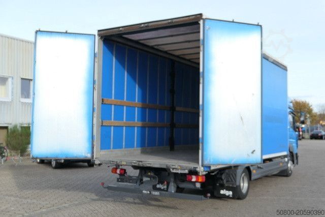 Curtain sider van MERCEDES-BENZ 823 Atego 4x2, Edscha, Schiebeplane, Standklima