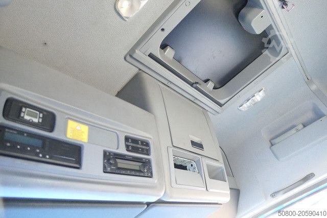 Flatbed truck with tarp MERCEDES-BENZ 1330 Atego 4x2, Schlafliege, LBW, AHK, Klima