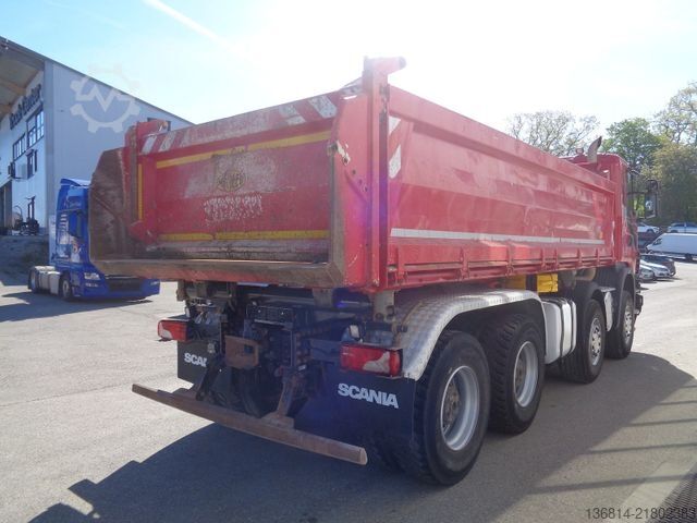 Tipper truck SCANIA G 440 BB 8x4 Meiller Bordmatik AHK Retarderr