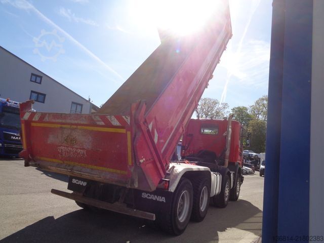 Tipper truck SCANIA G 440 BB 8x4 Meiller Bordmatik AHK Retarderr