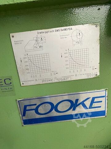 Welding turn table Focker Strähler 8 Tonnen