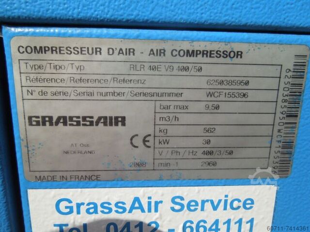 Compressor Grassair RLR 40E V9
