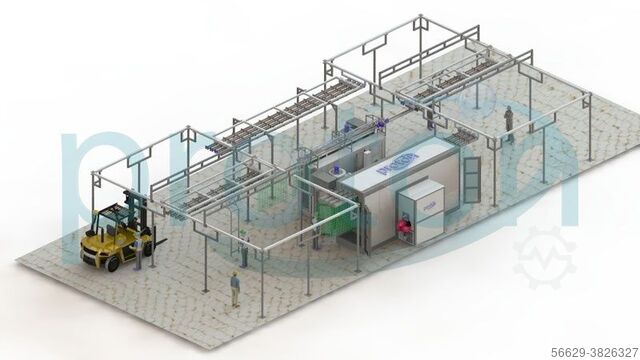 Stangenfördersysteme PROTON Bar Transferred Conveyor
