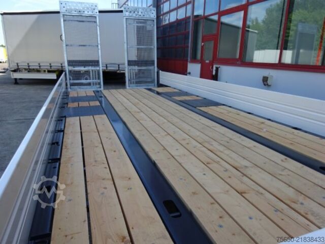 Low loader trailer Möslein TTT 11 5,2 BR Weiß Neuer Tandemtieflader mit Breiten Rampen