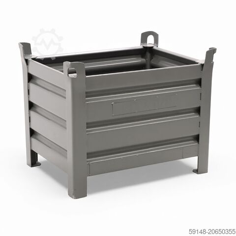 Gebrauchte Stapelboxen Stahl feste Konstruktion Stapelbehälter mit vier geschlossenen Kruizinga 102866S-GB