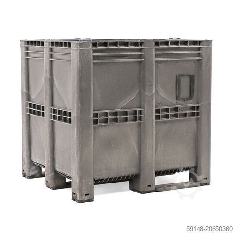 Gebrauchte Palettenboxen alle Wände geschlossen, L: 1300, B: 1150, H: 1250 (mm). 1400ltr, Kruizinga 78-PB3RR-T-GB