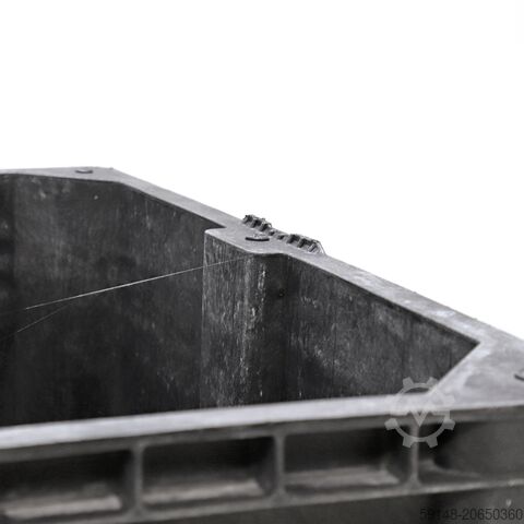 Gebrauchte Palettenboxen alle Wände geschlossen, L: 1300, B: 1150, H: 1250 (mm). 1400ltr, Kruizinga 78-PB3RR-T-GB