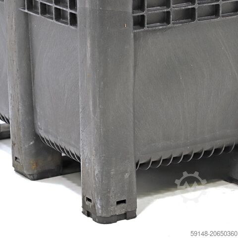 Gebrauchte Palettenboxen alle Wände geschlossen, L: 1300, B: 1150, H: 1250 (mm).  1400ltr, Kruizinga 78-PB3RR-T-GB