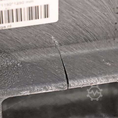 Gebrauchte Palettenboxen alle Wände geschlossen, L: 1300, B: 1150, H: 1250 (mm). 1400ltr, Kruizinga 78-PB3RR-T-GB