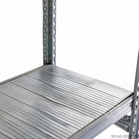 Gebrauchte Fachbodenregale Fachbodenregal 856 Grundgestell, B: 1275, T: 400, H: 1985 (mm). Kruizinga 98-553GB