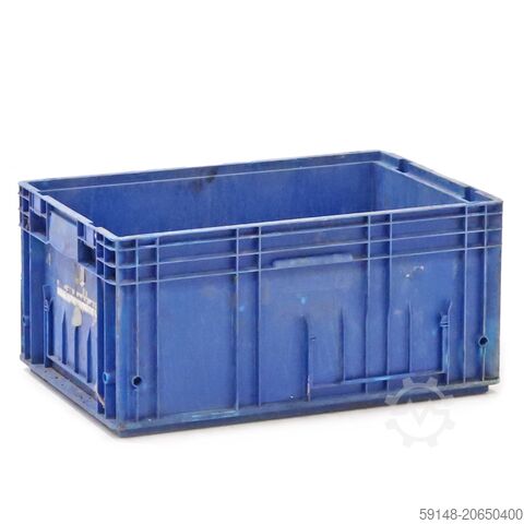 Gebrauchte Eurobehälter alle Wände geschlossen, L: 590, B: 390, H: 280 (mm). 50ltr, L: Kruizinga 98-6835GB-PAL