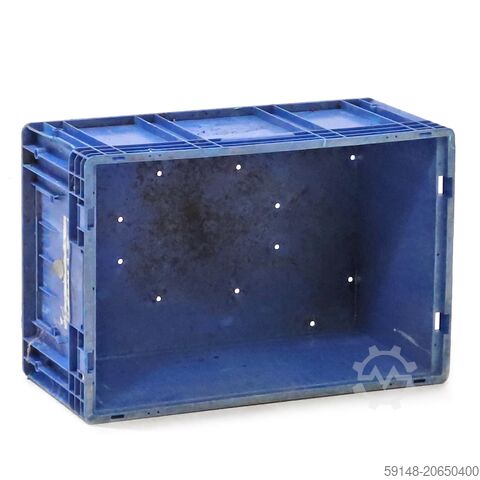 Gebrauchte Eurobehälter alle Wände geschlossen, L: 590, B: 390, H: 280 (mm). 50ltr, L: Kruizinga 98-6835GB-PAL