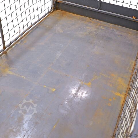 Gebrauchte Gitterbox stapelbar und einklappbar 4 Wände, L: 2100, B: 1200, H: 980 (mm). Kruizinga 98-7589GB