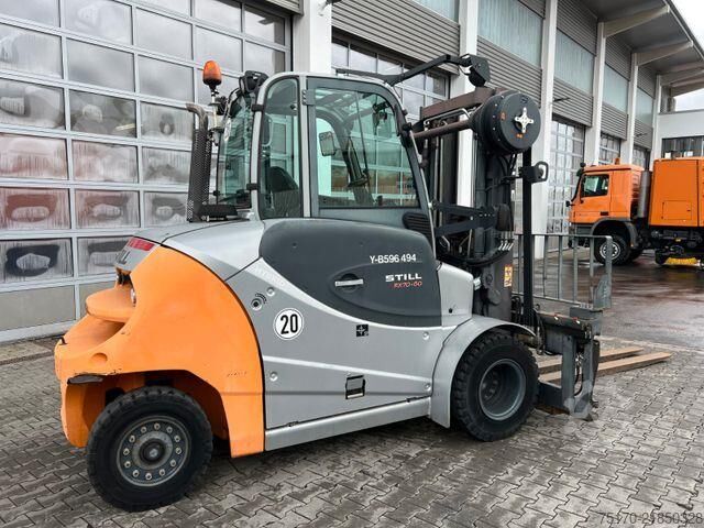 Forklift Still RX70-80 / Duplex: 4.70m! / Zinkenversteller / SS
