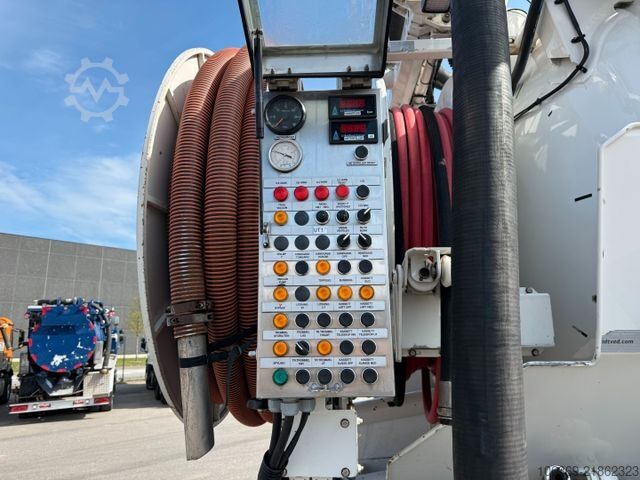Vacuum tank truck SCANIA P450 8x4*4 Hvidtved Larsen FlexLine 412 PED